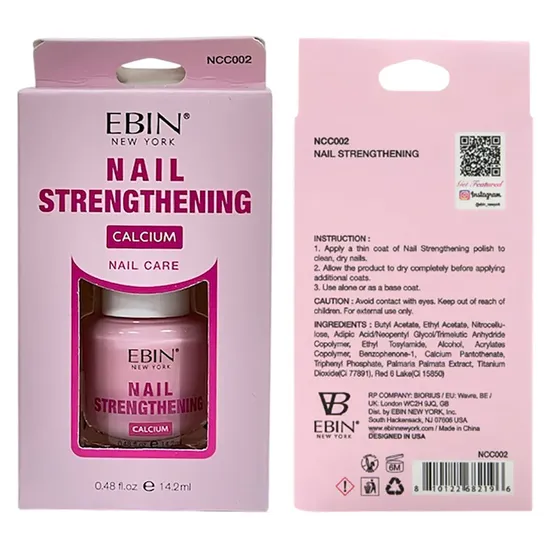 Ebin New York Nail Strengthening Calcium 14.2ml