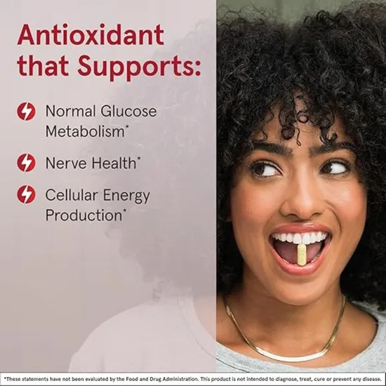 Jarrow Formulas Alpha Lipoic Sustain 300mg With Biotin Tablets 60 Tablets