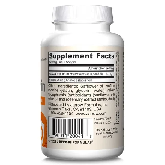 Jarrow Formulas Astaxanthin 12mg Softgels 30 Softgels