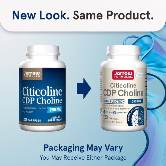 Jarrow Formulas Citicoline CDP Choline 250mg Capsules 60 Capsules