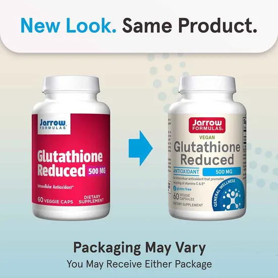 Jarrow Formulas Glutathione Reduced 500mg Vegicaps 60 Vegicaps