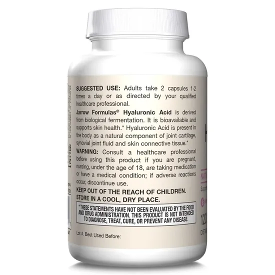 Jarrow Formulas Hyaluronic Acid Vegicaps 60 Vegicaps