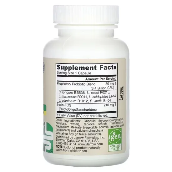 Jarrow Formulas JarroDophilus + FOS Capsules 100 Capsules