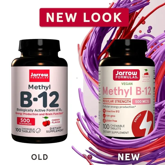 Jarrow Formulas Methyl B12 500mcg Lozenges 100 Lozenges