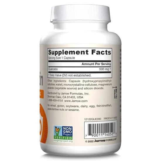 Jarrow Formulas Quercetin 500mg Vegicaps 30 Vegicaps