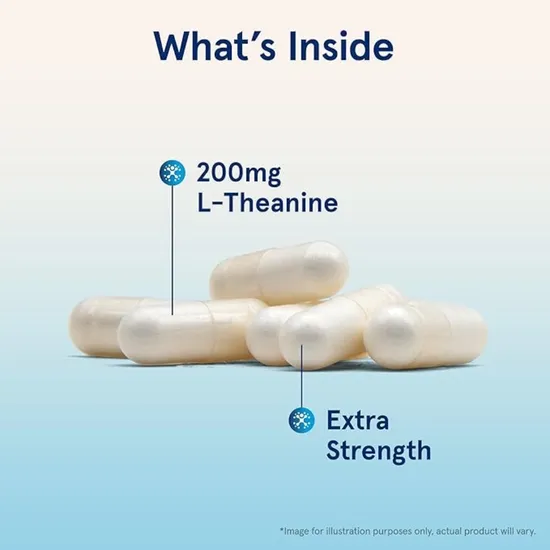 Jarrow Formulas Theanine 200mg Vegicaps 60 Vegicaps