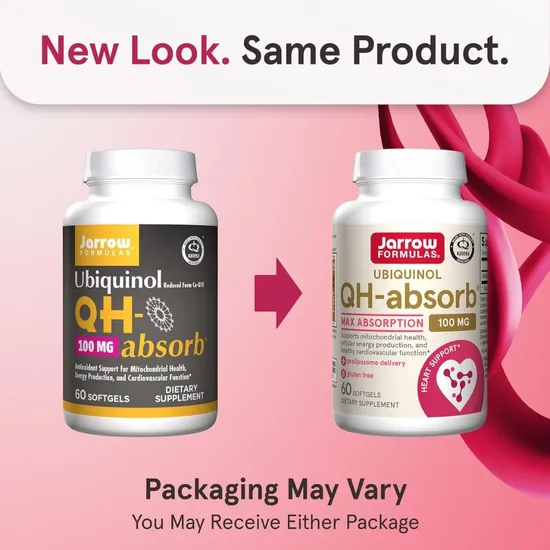 Jarrow Formulas Ubiquinol QHabsorb 100mg Softgels 60 Softgels