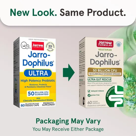 Jarrow Formulas Ultra JarroDophilus 50 Billion Vegicaps 60 Vegicaps
