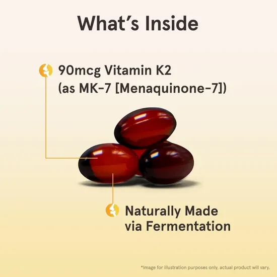 Jarrow Formulas Vitamin K2 MK7 90mcg Softgels 60 Softgels