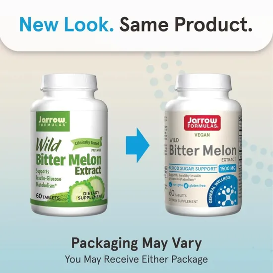 Jarrow Formulas Wild Bitter Melon Extract 1500mg Tablets 60 Tablets
