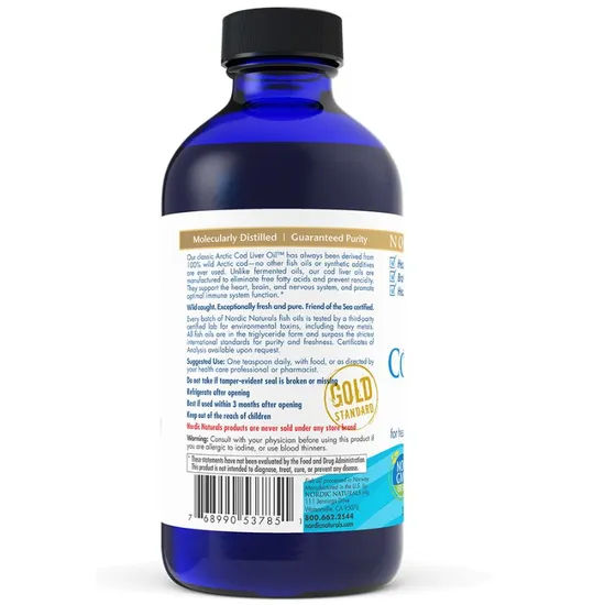 Nordic Naturals Arctic Cod Liver Oil 1060mg Unflavored 237ml