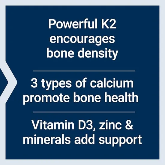 Life Extension Bone Restore Elite With Super Potent K2 Capsules 120 Capsules