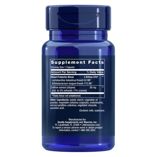 Life Extension Florassist Mood Improve Capsules 30 Capsules