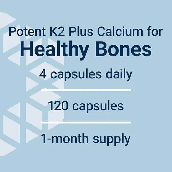 Life Extension Bone Restore Elite With Super Potent K2 Capsules 120 Capsules