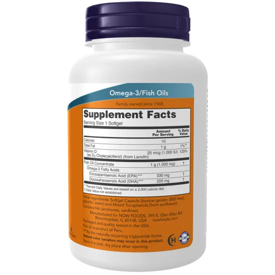 NOW Foods Tri-3d Omega Softgels 90 Softgels