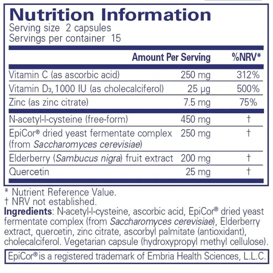 Pure Encapsulations PureDefense Capsules 30 Capsules