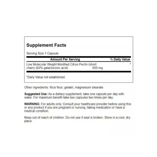 Swanson PectiPure 600mg Capsules 60 Capsules