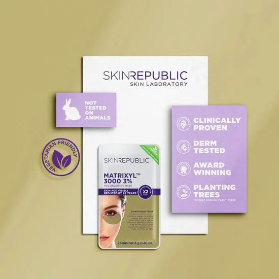 Skin Republic Matrixyl 3000 3% Eye Masks 2 Pairs