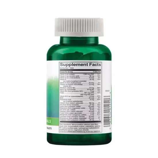 Swanson Multi With Iron Century Formula Tablets 130 Tablets