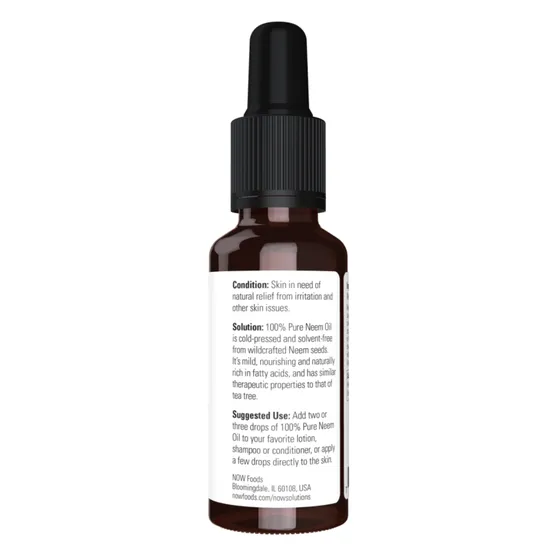 NOW Foods Neem Oil 100% Pure 30ml