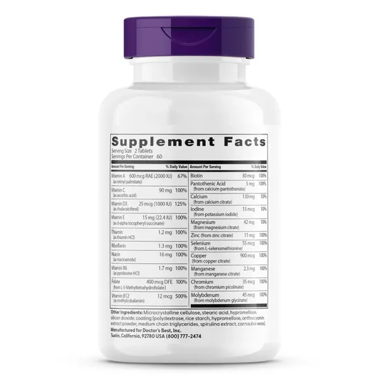 Doctor's Best Women's Multi-Vitamin 120 Tablets