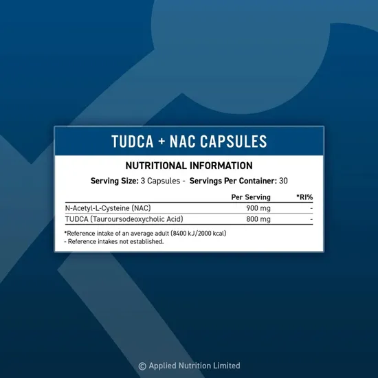 Applied Nutrition Tudca + NAC Capsules 90 Capsules