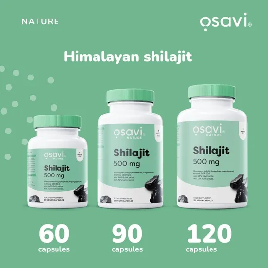 Osavi Shilajit 500mg Capsules 60 Capsules