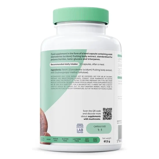 Osavi Reishi 1000mg Capsules 60 Capsules