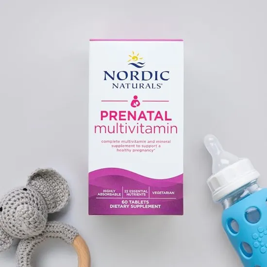 Nordic Naturals Prenatal Multivitamin Tablets 60 Tablets