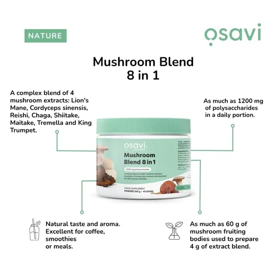 Osavi Mushroom Blend 8 In 1 200g