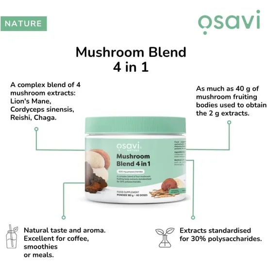 Osavi Mushroom Blend 4 In 1 180g
