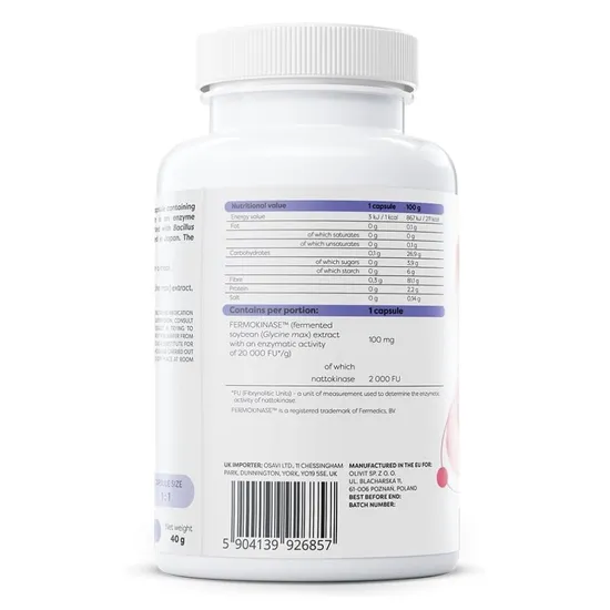 Osavi Nattokinase 100mg Capsules 60 Capsules