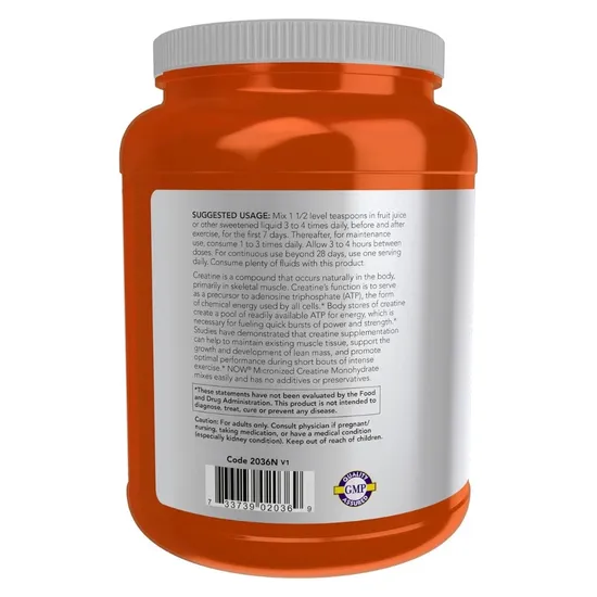 NOW Foods Micronized Creatine Monohydrate 1000g