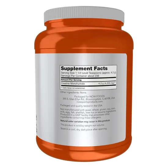NOW Foods Micronized Creatine Monohydrate 1000g