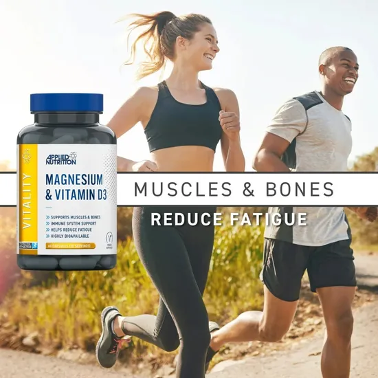 Applied Nutrition Magnesium & Vitamin D3 Capsules 60 Capsules