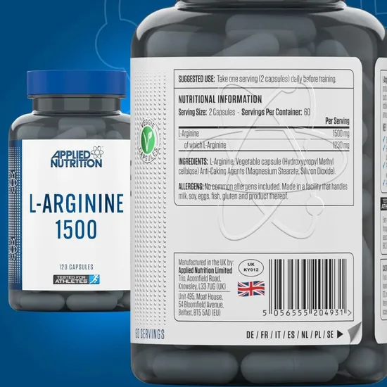 Applied Nutrition L-Arginine Capsules 1500 Capsules