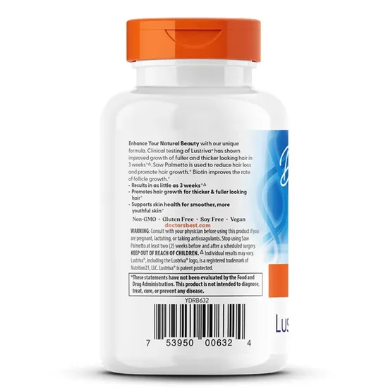 Doctor's Best High Absorption Hair & Skin Complex 60 Capsules