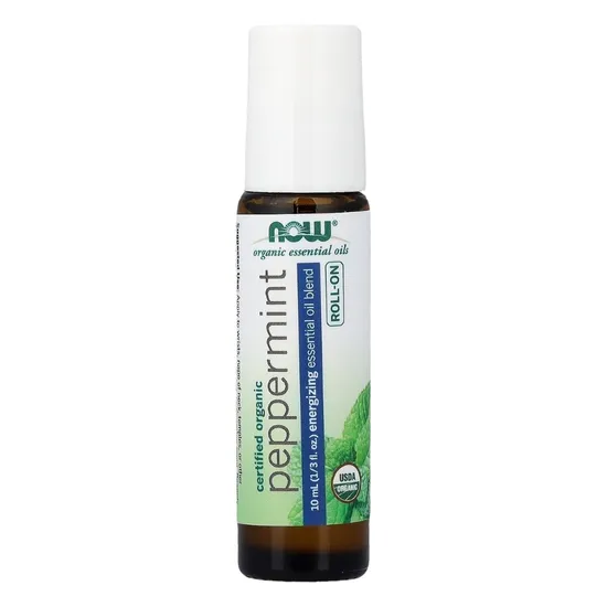 NOW Foods Essential Oil Roll-On Peppermint 10ml