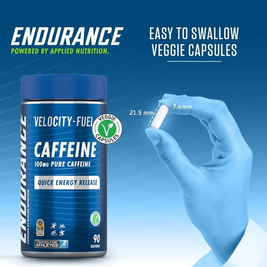 Applied Nutrition Endurance Caffeine 100mg Capsules 90 Capsules