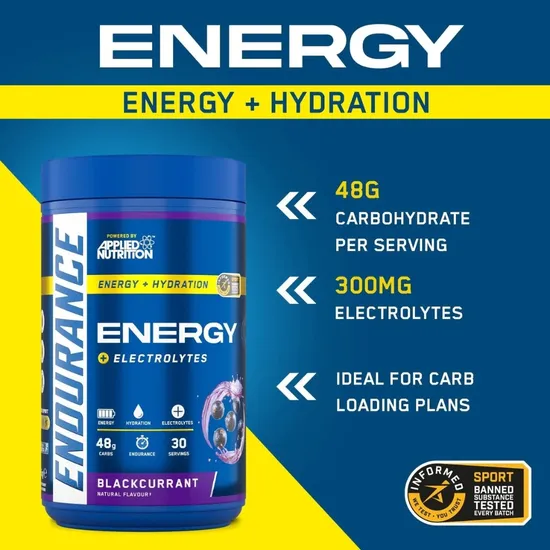 Applied Nutrition Endurance Energy + Hydration Lemon & Lime 1500g