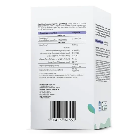 Osavi Digestive Enzymes + Probiotic Capsules 60 Capsules