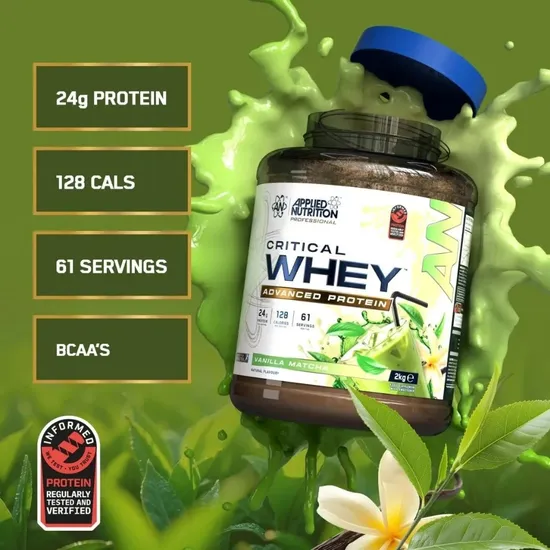 Applied Nutrition Critical Whey Vanilla Matcha 825g