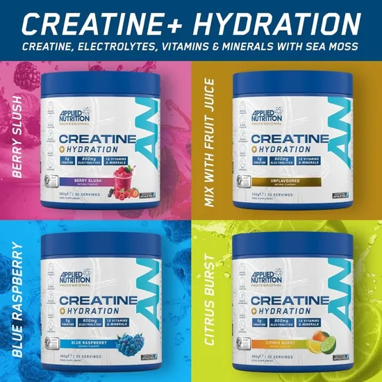 Applied Nutrition Creatine + Hydration Unflavoured 330g