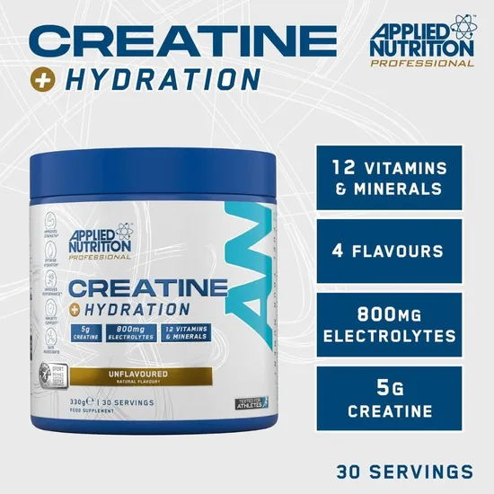 Applied Nutrition Creatine + Hydration Unflavoured 330g