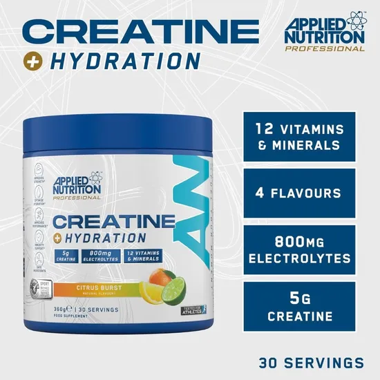 Applied Nutrition Creatine + Hydration Citrus Burst 360g