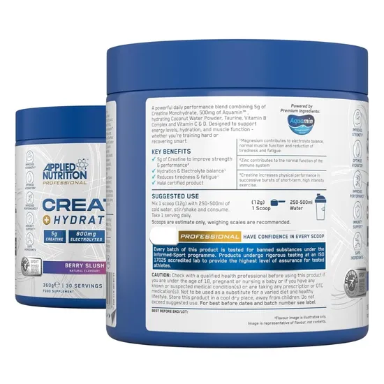 Applied Nutrition Creatine + Hydration Berry Slush 360g