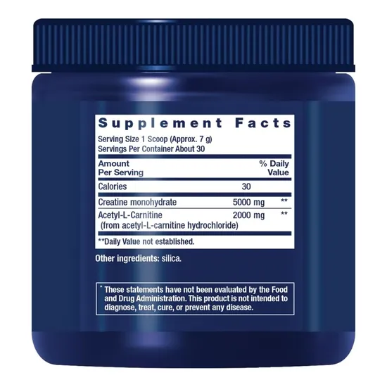 Life Extension Creatine & Acetyl-L-Carnitine Energy Plus 233g