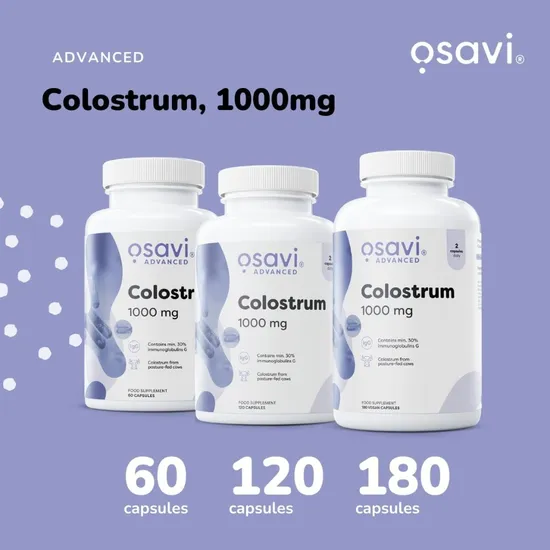 Osavi Colostrum 1000mg Capsules 60 Capsules