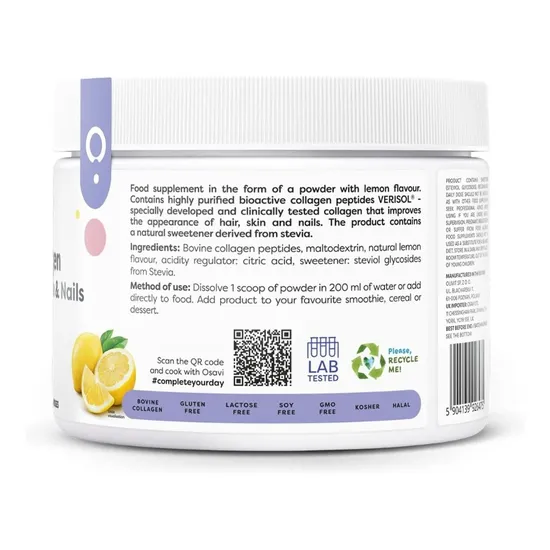 Osavi Collagen Peptides Lemon 150g
