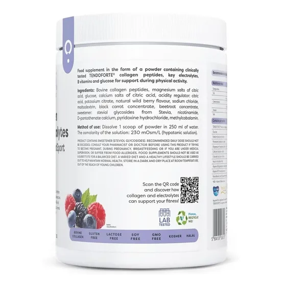 Osavi Collagen Electrolytes Vitality & Sport Wild Berry 390g